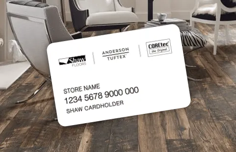 Financing card | Chacon Flooring
